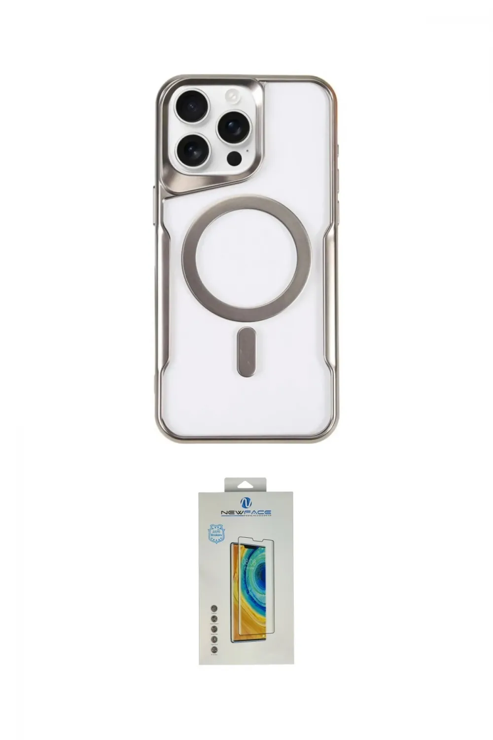 ieg™ iPhone 14 Pro Kılıf Yadigar Klasik Özel Seri - Siyah Polymer Nano Ekran Koruyucu