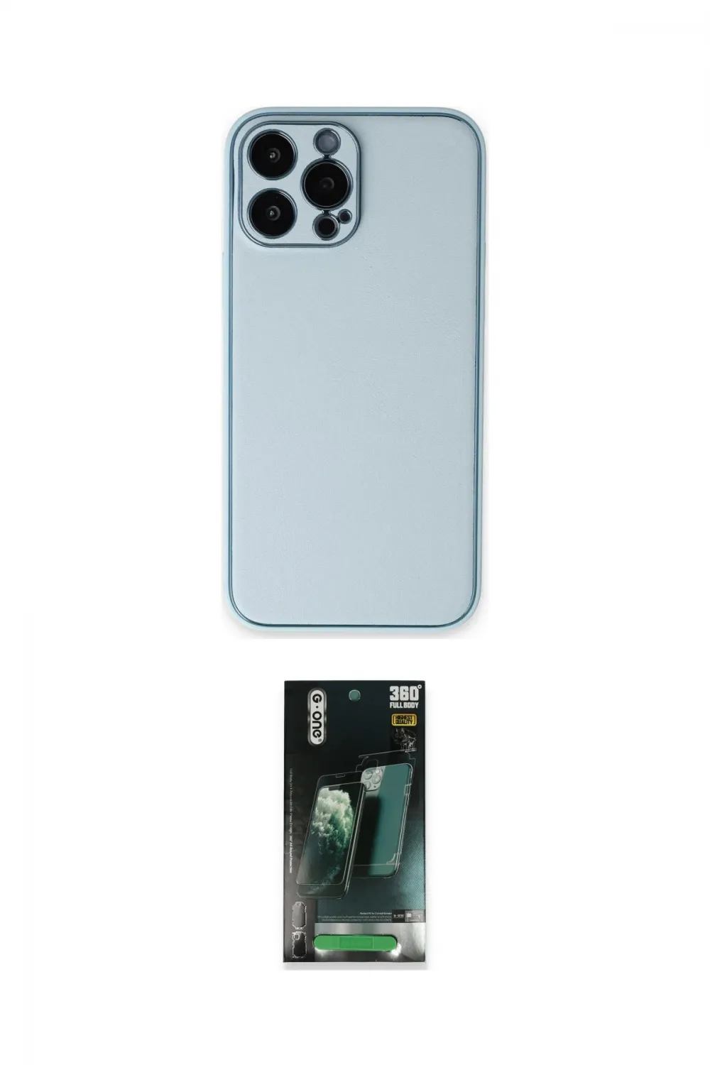 ieg™ iPhone 14 Pro Kılıf Yadigar Klasik - Siyah 360 Mat Full Body Arka Koruyucu