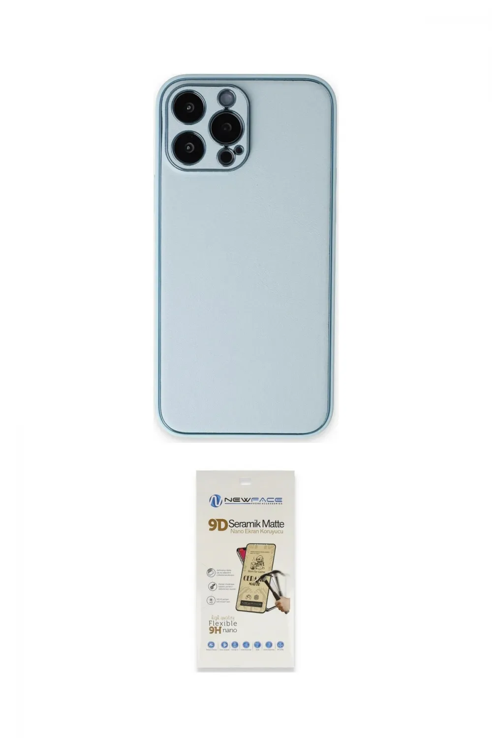 ieg™ iPhone 14 Pro Kılıf Yadigar Klasik - Siyah Mat Seramik Nano Ekran Koruyucu