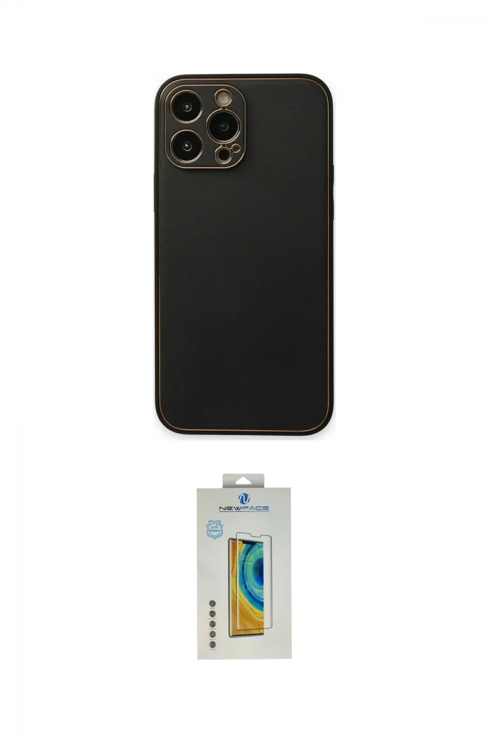 ieg™ iPhone 14 Pro Kılıf Yadigar Klasik - Siyah Polymer Nano Ekran Koruyucu