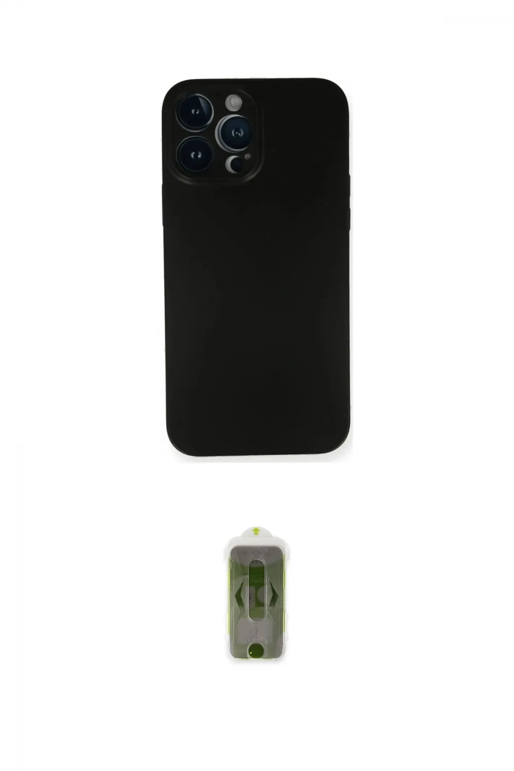 ieg™ iPhone 14 Pro Kılıf Yadigar Yansıma Serisi - Siyah Joko Magic 5D Hayalet Cam