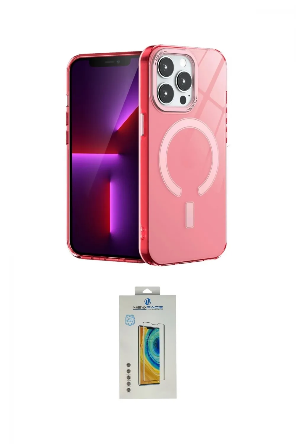 ieg™ iPhone 14 Pro Kılıf Yankı Çizgi - Siyah Polymer Nano Ekran Koruyucu