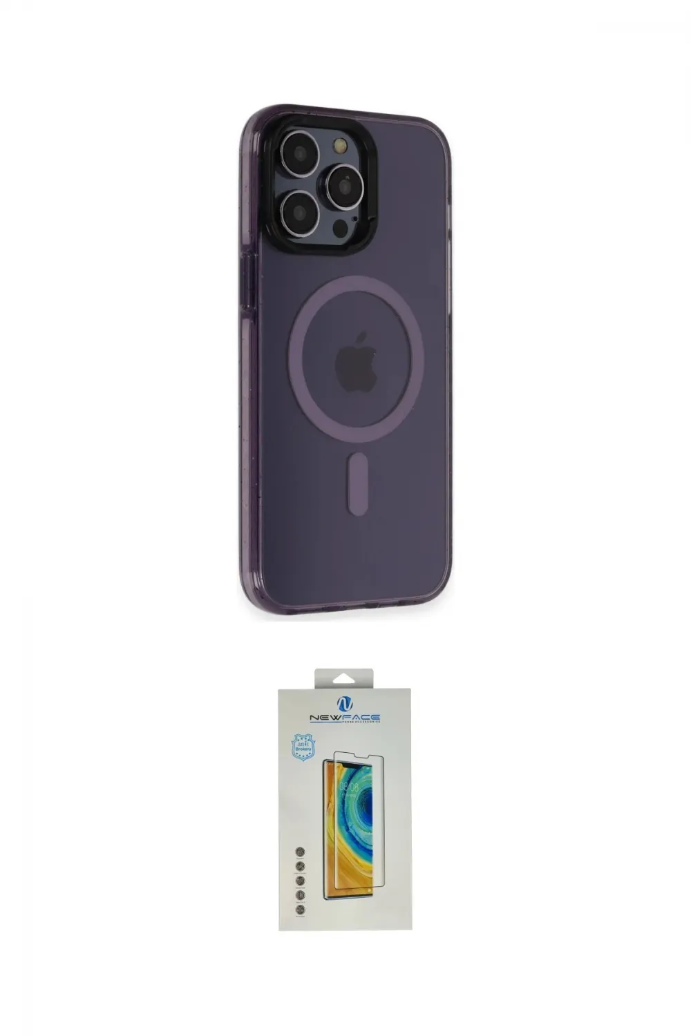 ieg™ iPhone 14 Pro Kılıf Yankı Işık Prime - Siyah Polymer Nano Ekran Koruyucu