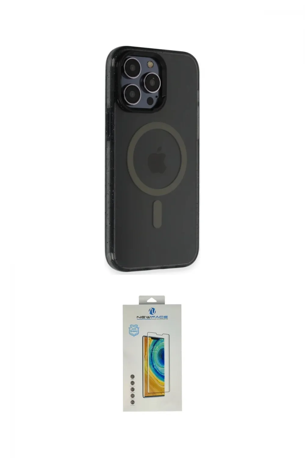 ieg™ iPhone 14 Pro Kılıf Yankı Işık Prime - Siyah Polymer Nano Ekran Koruyucu