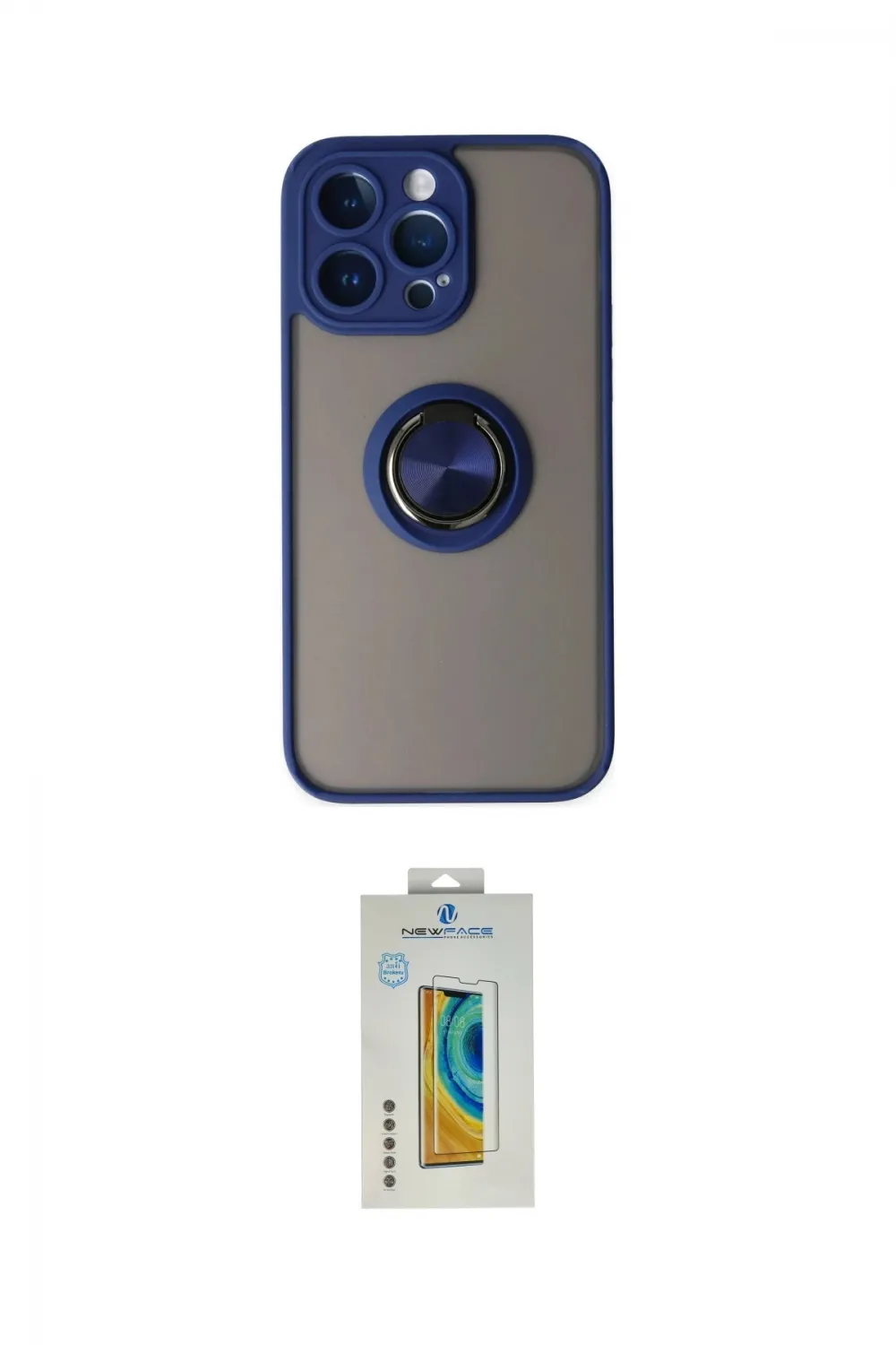 ieg™ iPhone 14 Pro Kılıf Yörünge Çizgi - Siyah Polymer Nano Ekran Koruyucu