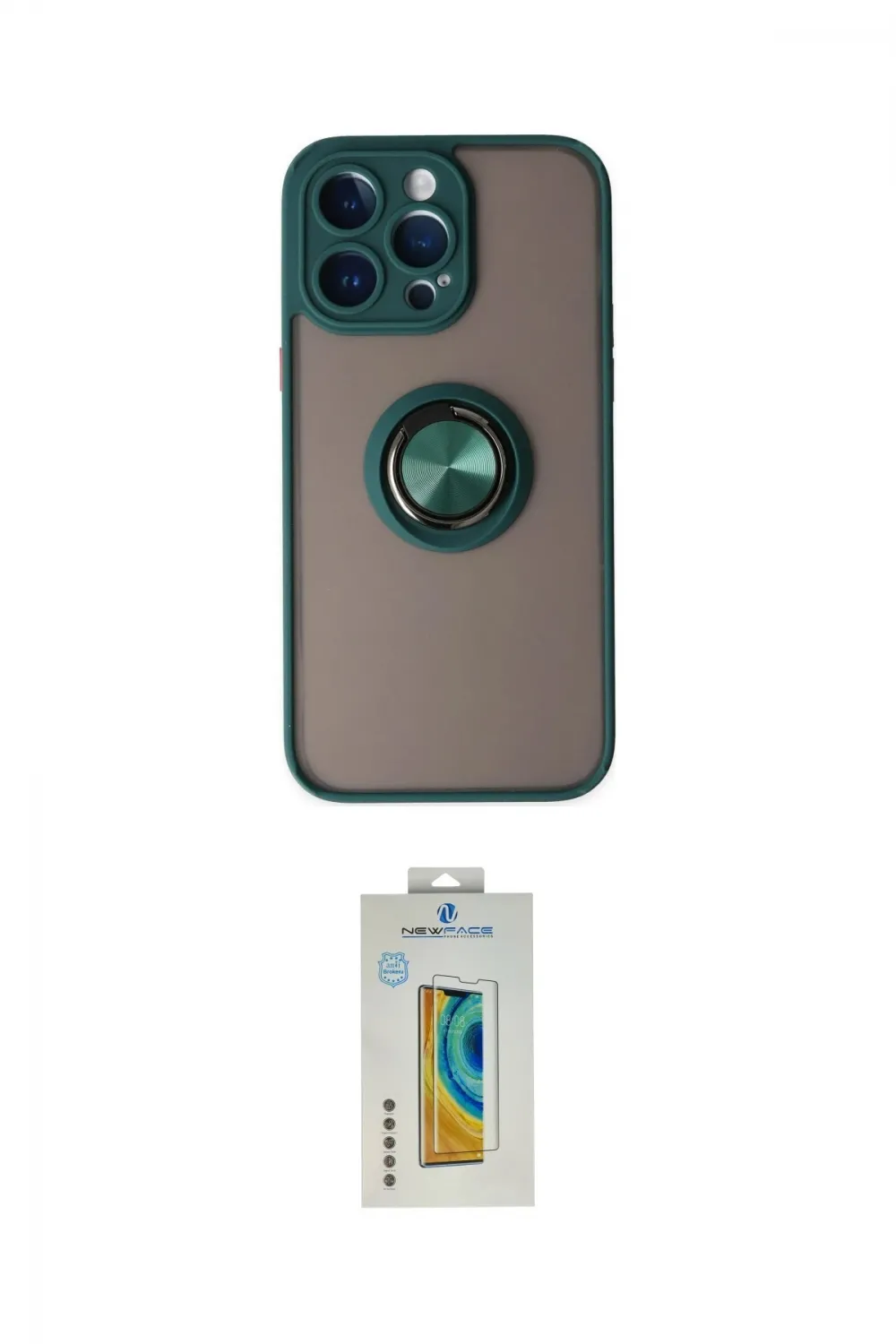 ieg™ iPhone 14 Pro Kılıf Yörünge Çizgi - Siyah Polymer Nano Ekran Koruyucu