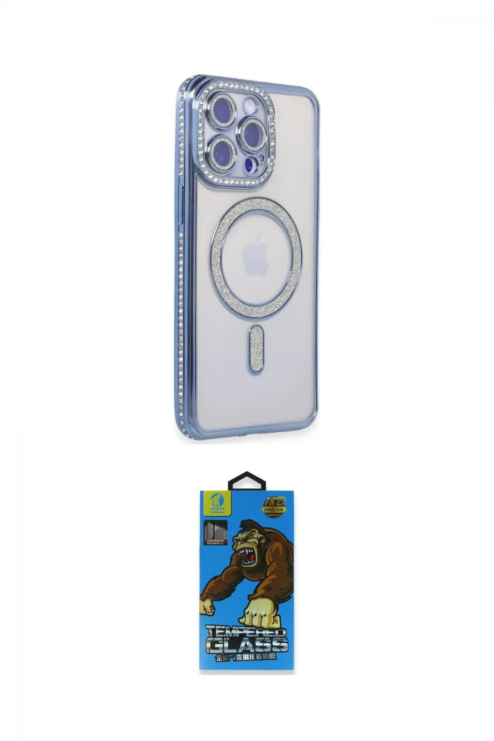 ieg™ iPhone 14 Pro Kılıf Zirve Doku Prime - Siyah 18D Cam Ekran Koruyucu