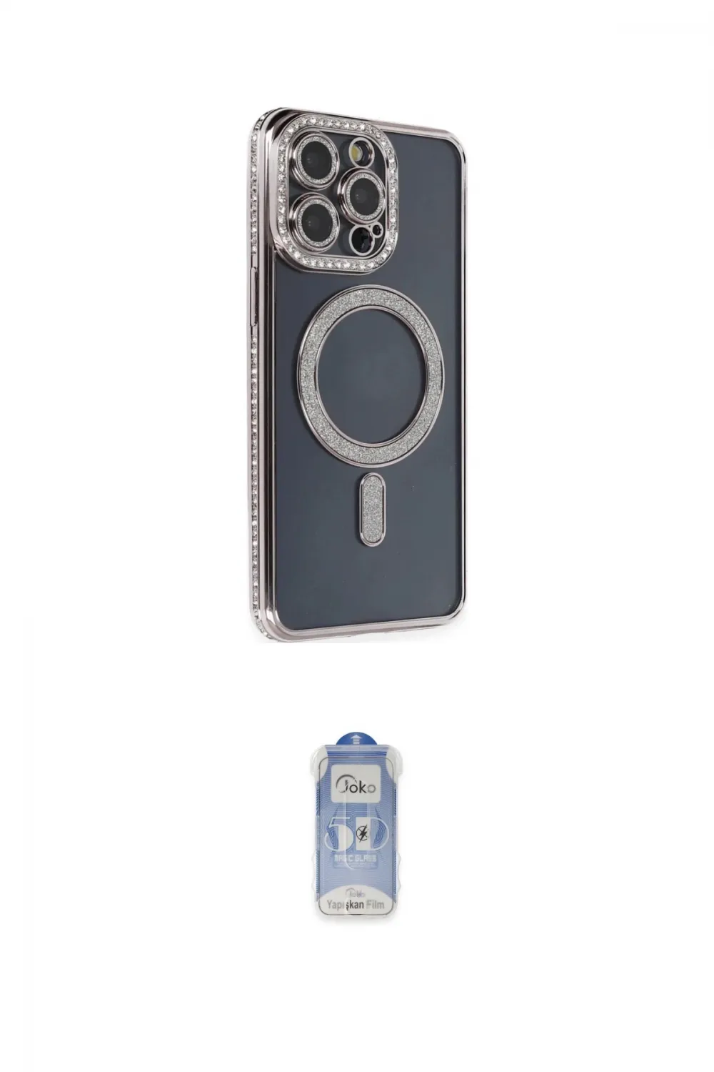 ieg™ iPhone 14 Pro Kılıf Zirve Doku Prime - Siyah Joko Magic 5D Cam