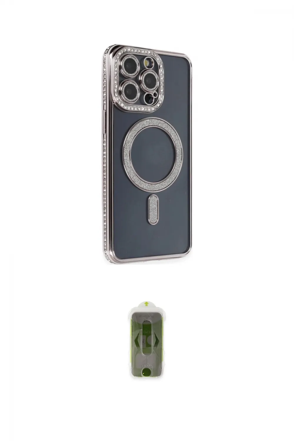ieg™ iPhone 14 Pro Kılıf Zirve Doku Prime - Siyah Joko Magic 5D Hayalet Cam