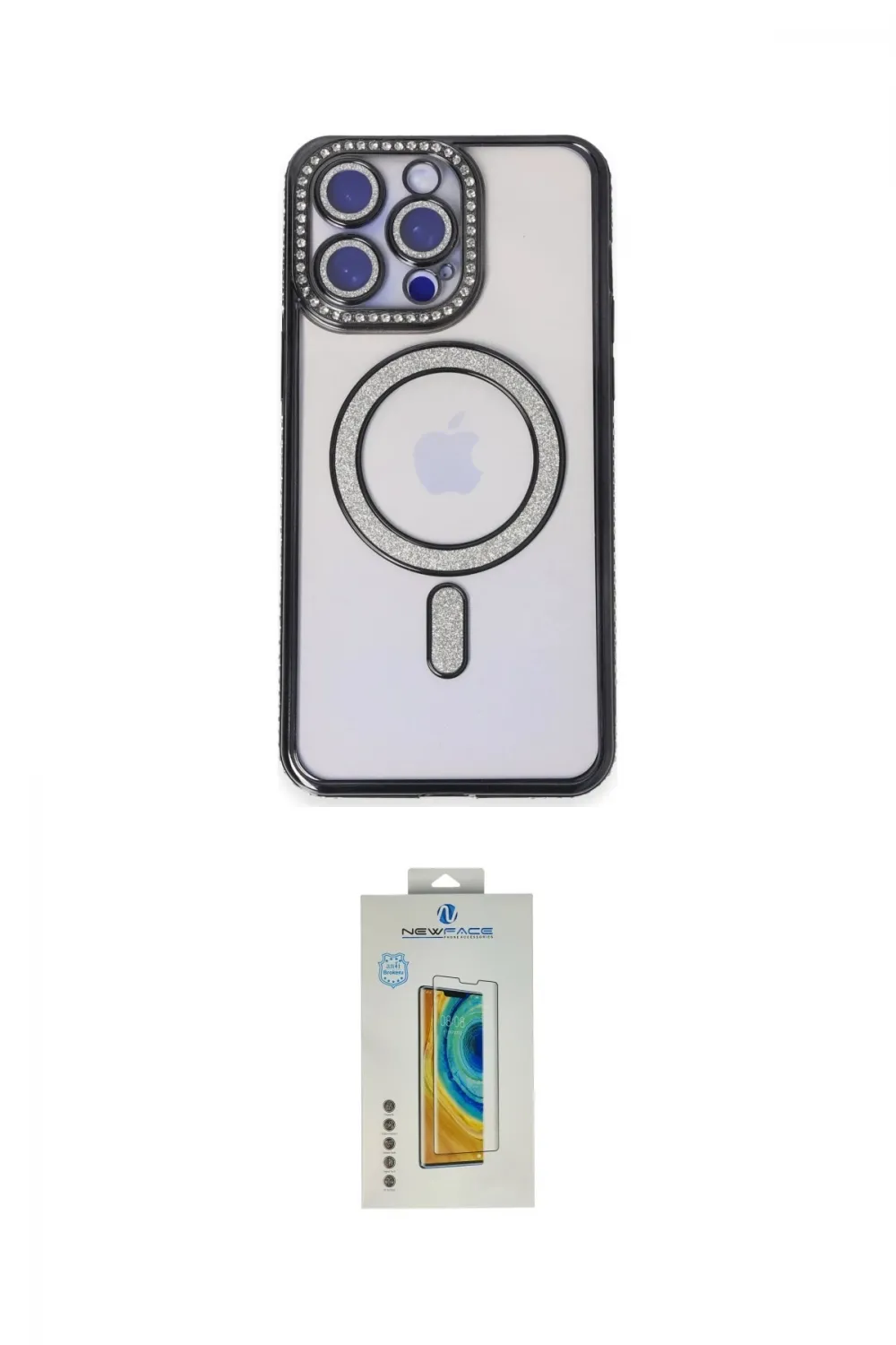 ieg™ iPhone 14 Pro Kılıf Zirve Doku Prime - Siyah Polymer Nano Ekran Koruyucu