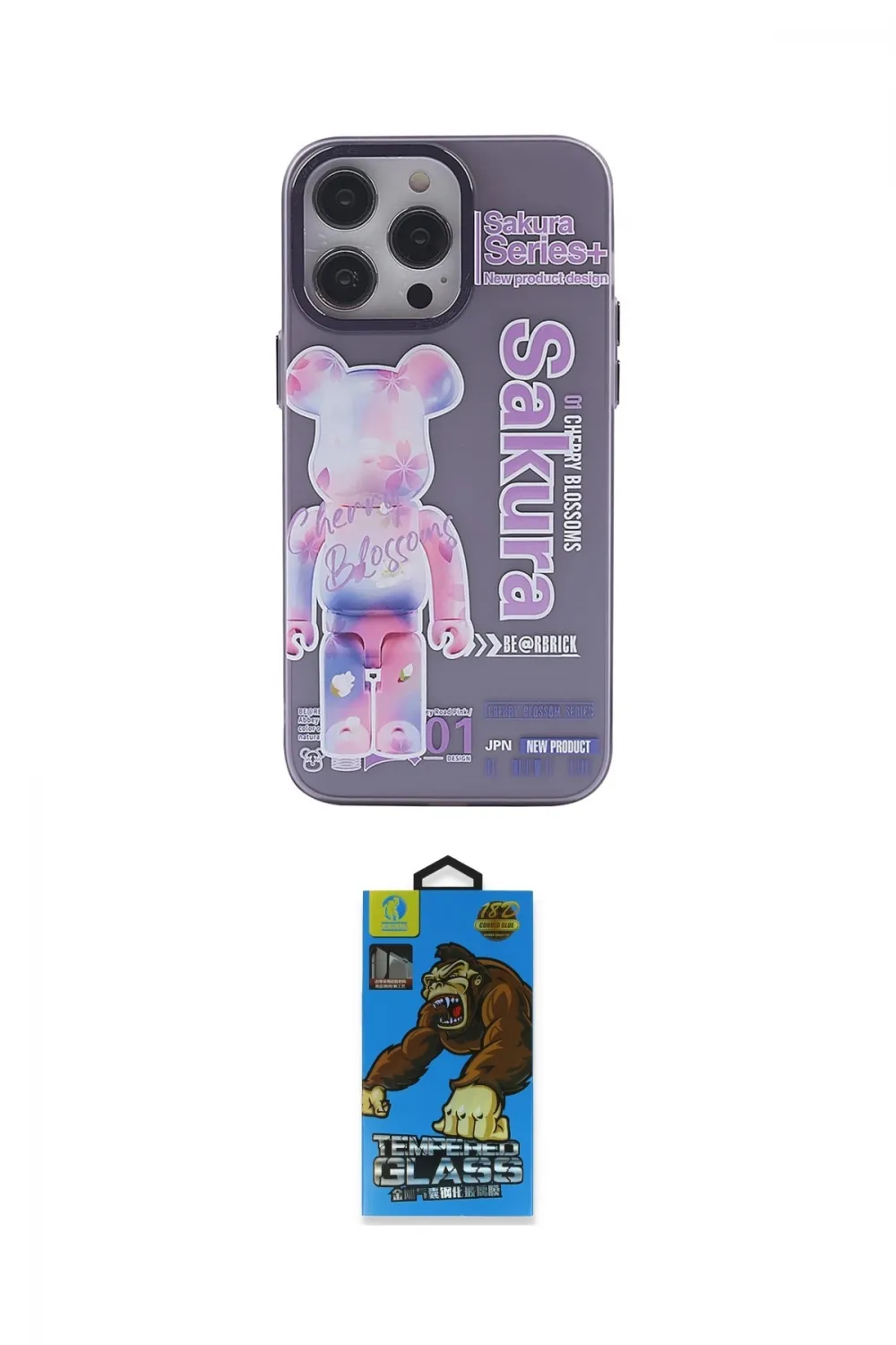 ieg™ iPhone 14 Pro Kılıf Zirve Form Özel Seri - Siyah 18D Cam Ekran Koruyucu