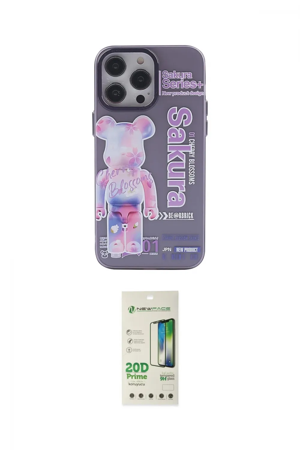 ieg™ iPhone 14 Pro Kılıf Zirve Form Özel Seri - Siyah 20D Premium Cam Ekran Koruyucu