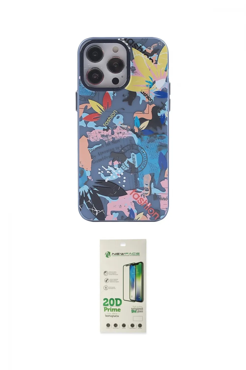ieg™ iPhone 14 Pro Kılıf Zirve Form Özel Seri - Siyah 20D Premium Cam Ekran Koruyucu