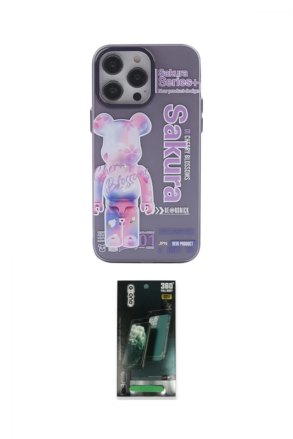 ieg™ iPhone 14 Pro Kılıf Zirve Form Özel Seri - Siyah 360 Mat Full Body Arka Koruyucu