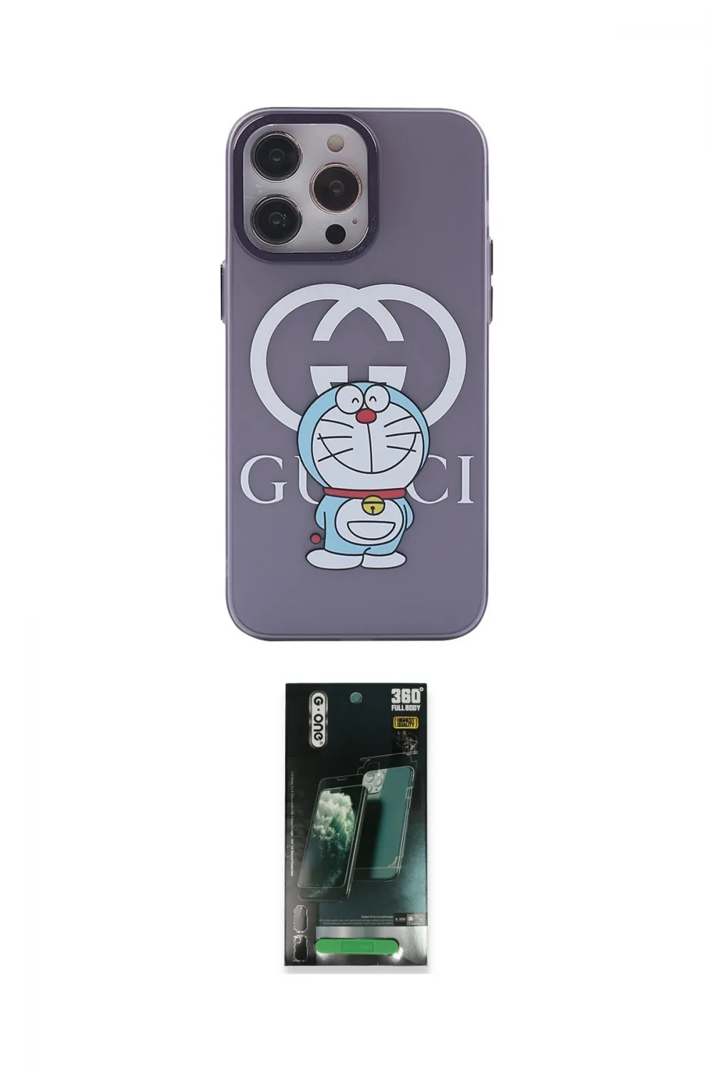 ieg™ iPhone 14 Pro Kılıf Zirve Form Özel Seri - Siyah 360 Mat Full Body Arka Koruyucu