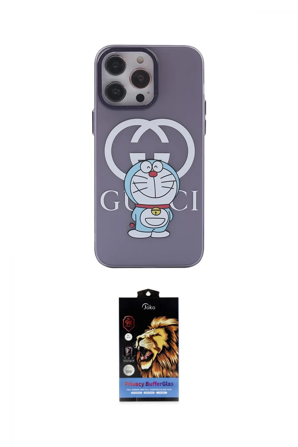 ieg™ iPhone 14 Pro Kılıf Zirve Form Özel Seri - Siyah Buffer Hayalet Cam Ekran Koruyucu