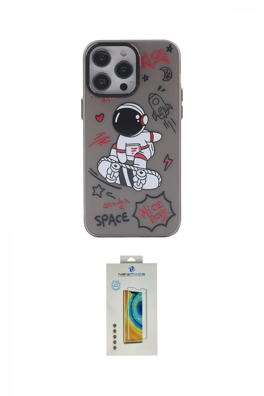 ieg™ iPhone 14 Pro Kılıf Zirve Form Özel Seri - Siyah Polymer Nano Ekran Koruyucu