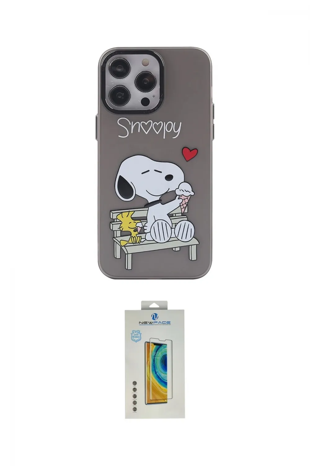ieg™ iPhone 14 Pro Kılıf Zirve Form Özel Seri - Siyah Polymer Nano Ekran Koruyucu