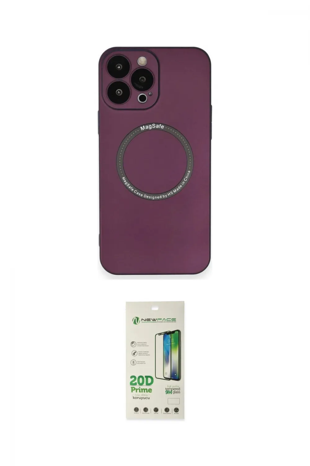 ieg™ iPhone 14 Pro Kılıf Zirve Klasik Prime - Siyah 20D Premium Cam Ekran Koruyucu