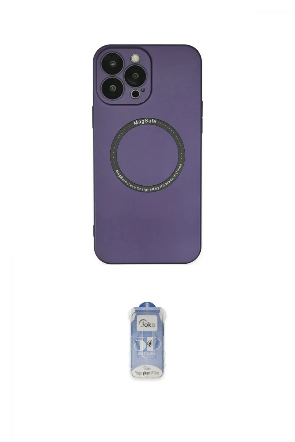ieg™ iPhone 14 Pro Kılıf Zirve Klasik Prime - Siyah Joko Magic 5D Cam