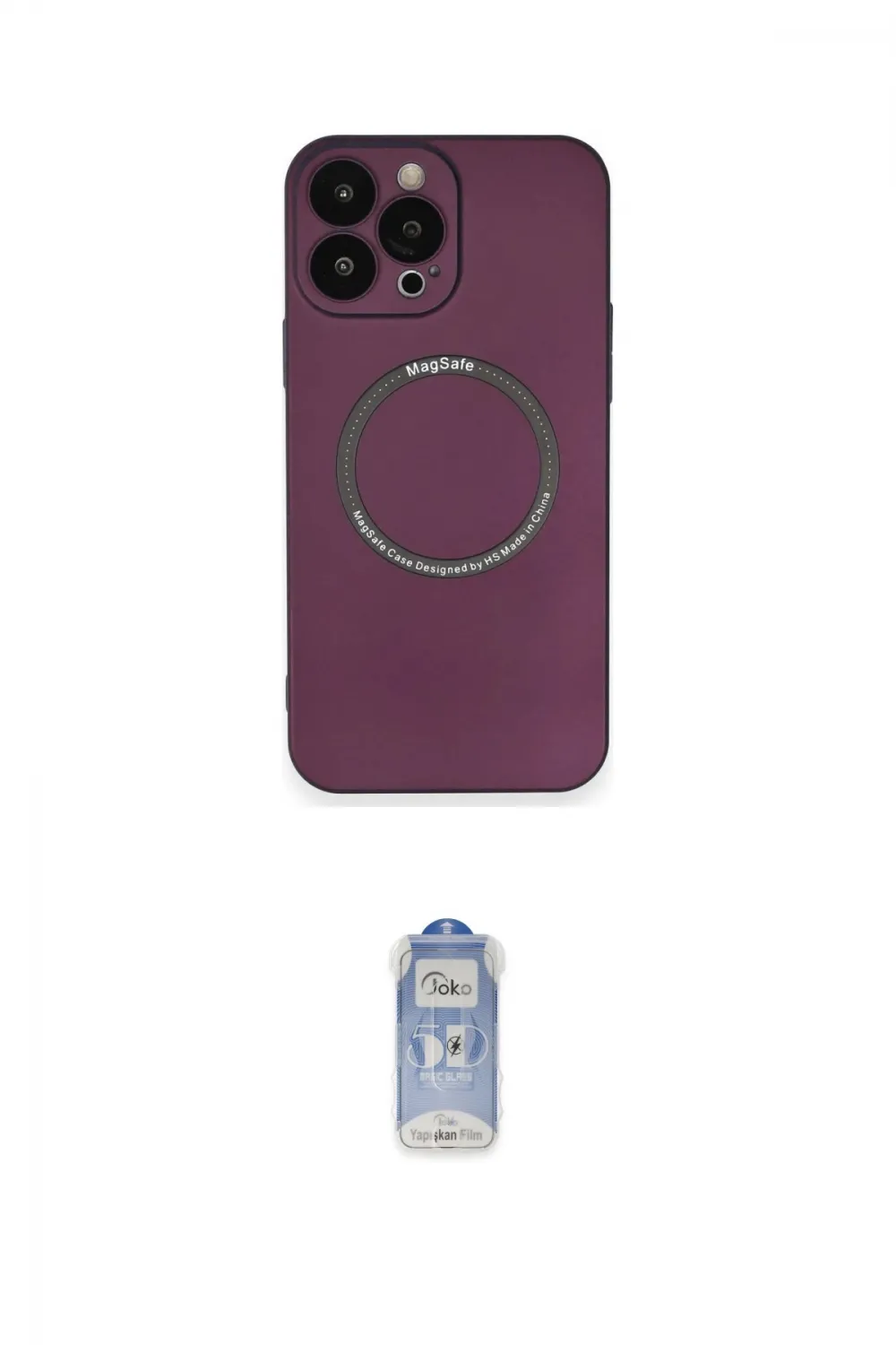 ieg™ iPhone 14 Pro Kılıf Zirve Klasik Prime - Siyah Joko Magic 5D Cam