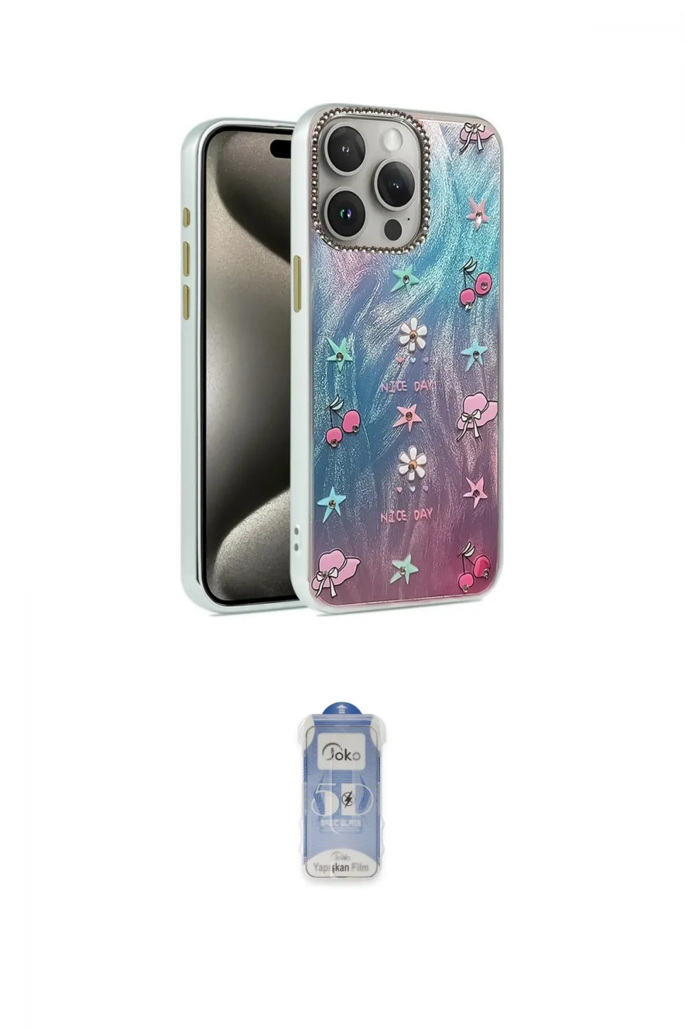 ieg™ iPhone 14 Pro Kılıf Zirve Modern Prime - Siyah Joko Magic 5D Cam