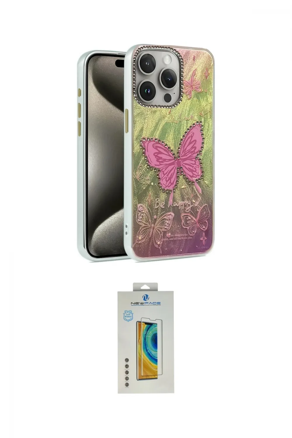 ieg™ iPhone 14 Pro Kılıf Zirve Modern Prime - Siyah Polymer Nano Ekran Koruyucu