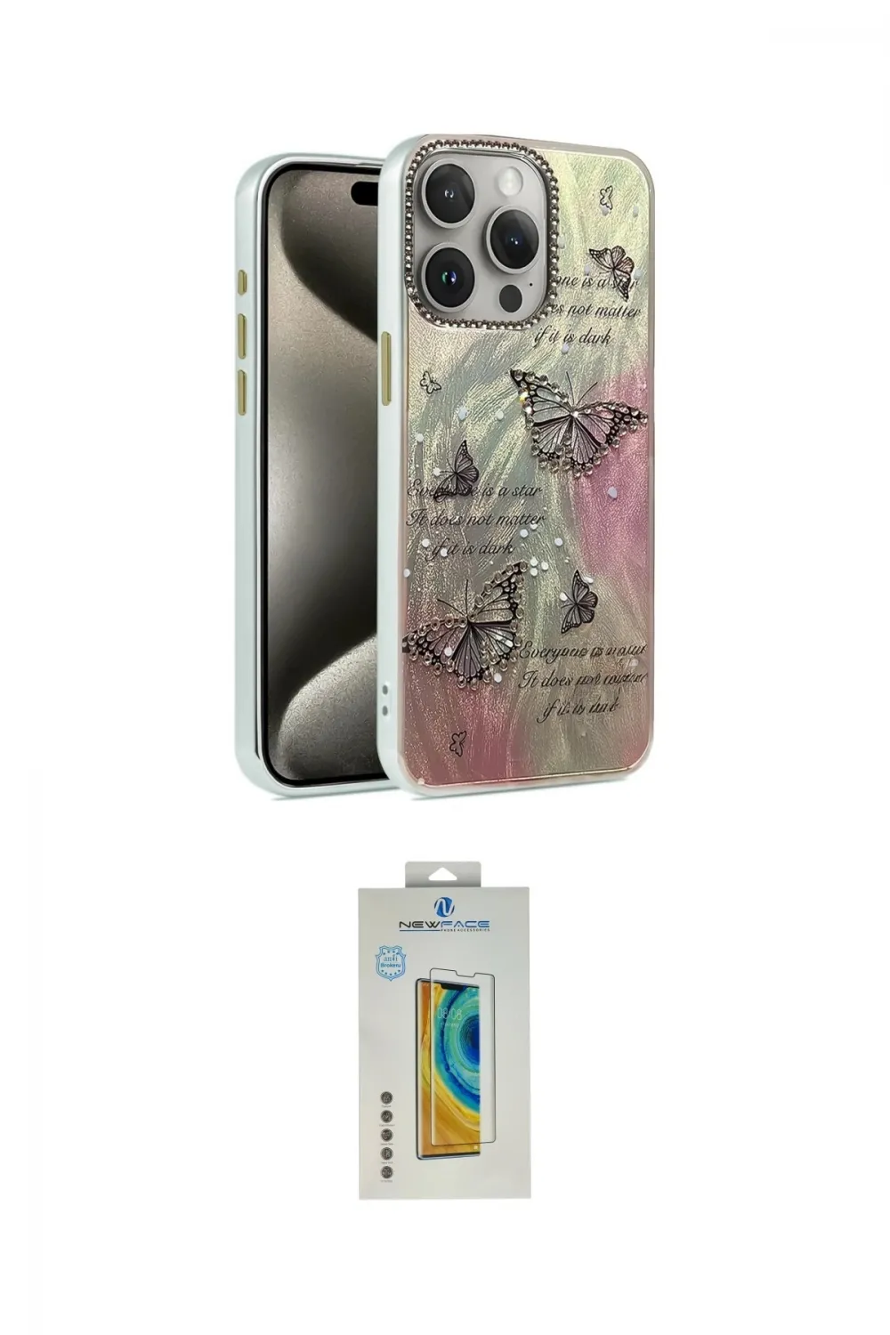 ieg™ iPhone 14 Pro Kılıf Zirve Modern Prime - Siyah Polymer Nano Ekran Koruyucu