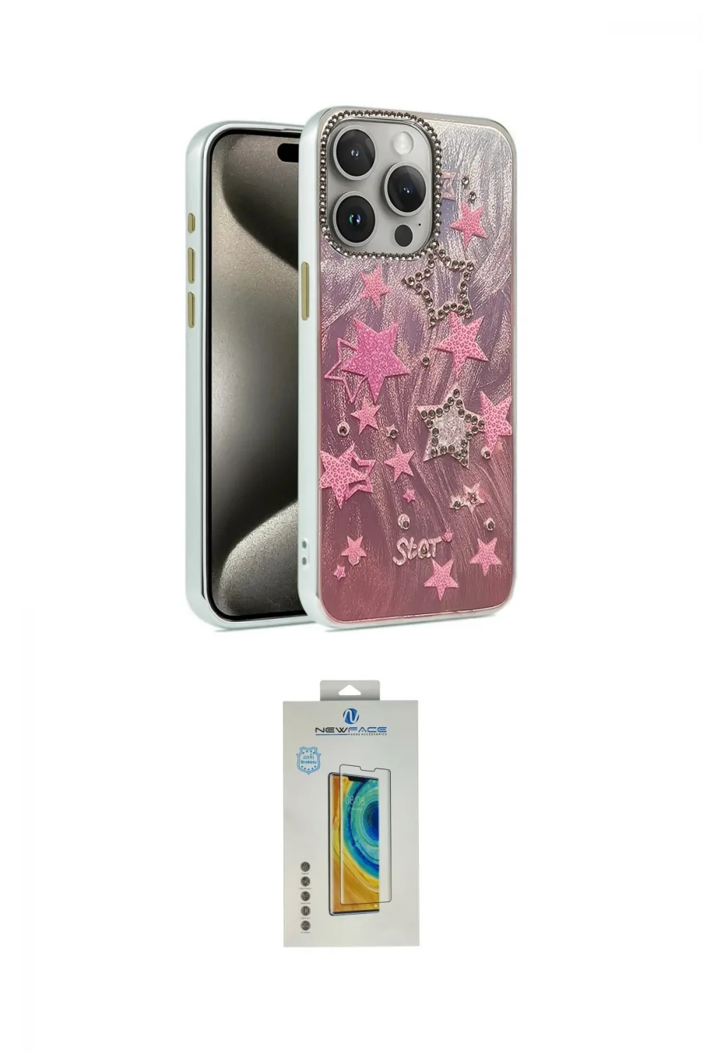 ieg™ iPhone 14 Pro Kılıf Zirve Modern Prime - Siyah Polymer Nano Ekran Koruyucu