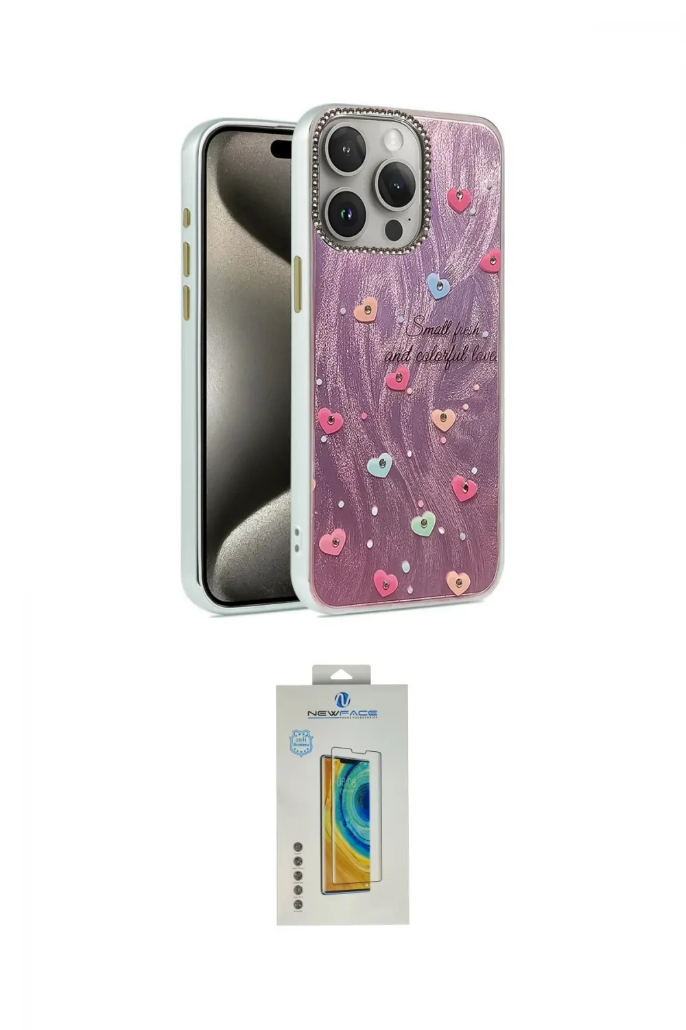 ieg™ iPhone 14 Pro Kılıf Zirve Modern Prime - Siyah Polymer Nano Ekran Koruyucu