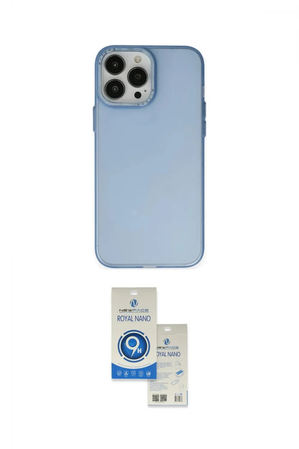 ieg™ iPhone 14 Pro Max Kılıf Ahenk Çizgi Prime - Şeffaf Royal Nano Ekran Koruyucu