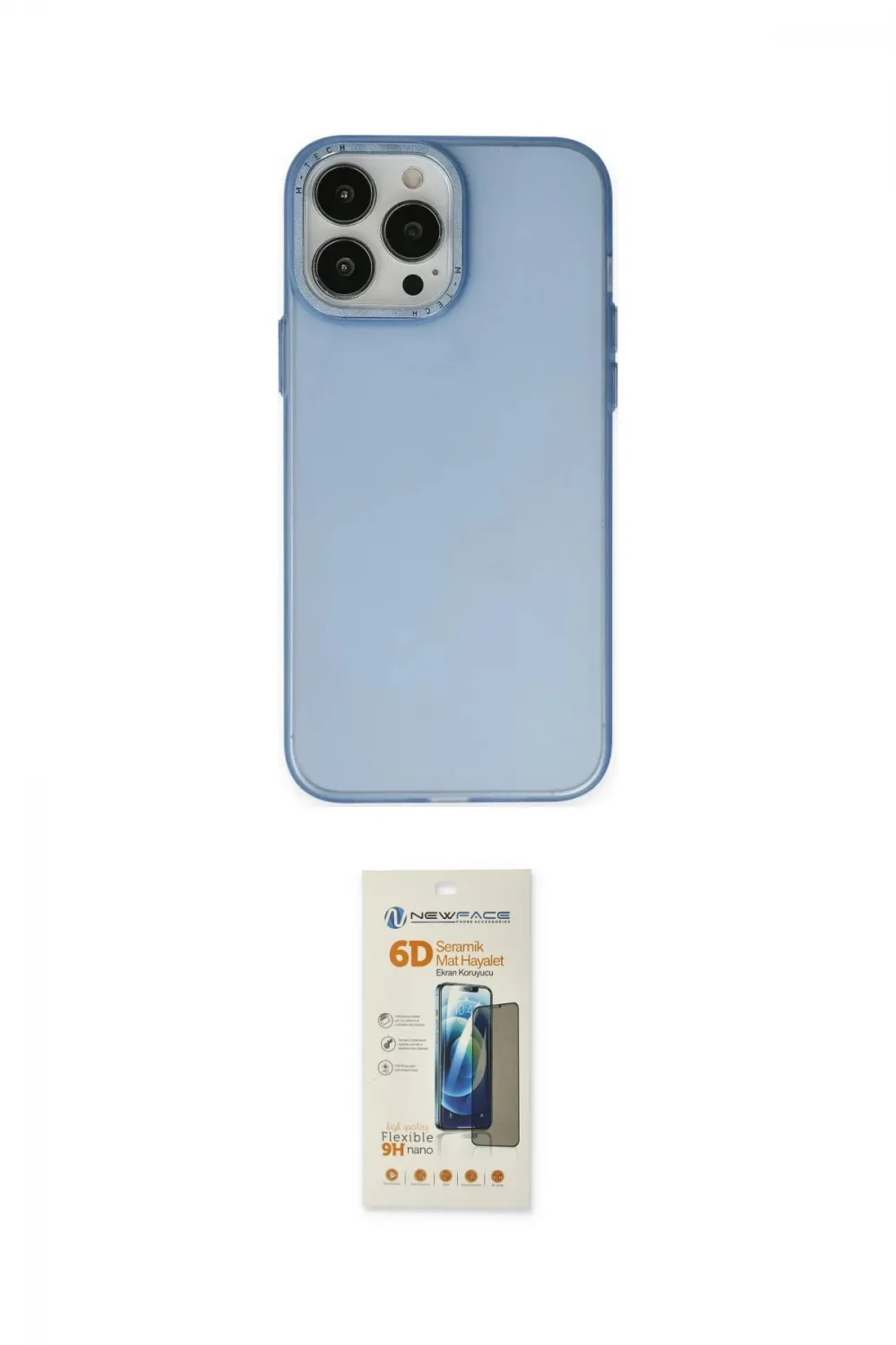 ieg™ iPhone 14 Pro Max Kılıf Ahenk Çizgi Prime - Siyah 6D Mat Seramik Hayalet Nano Ekran Koruyucu