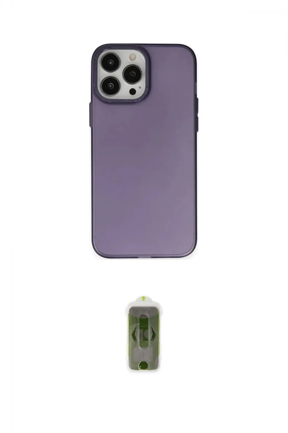 ieg™ iPhone 14 Pro Max Kılıf Ahenk Çizgi Prime - Siyah Joko Magic 5D Hayalet Cam
