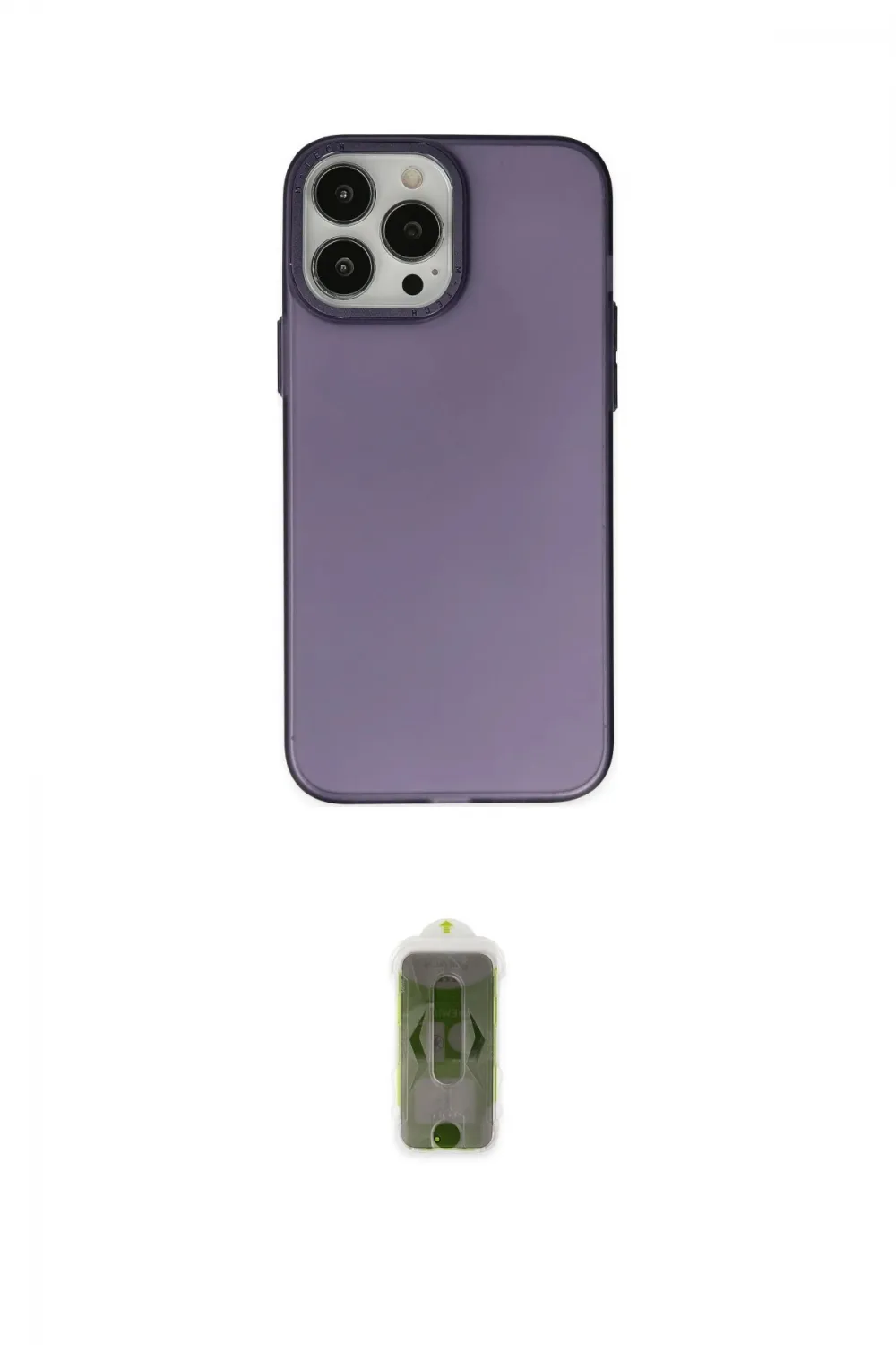 ieg™ iPhone 14 Pro Max Kılıf Ahenk Çizgi Prime - Siyah Joko Magic 5D Hayalet Cam