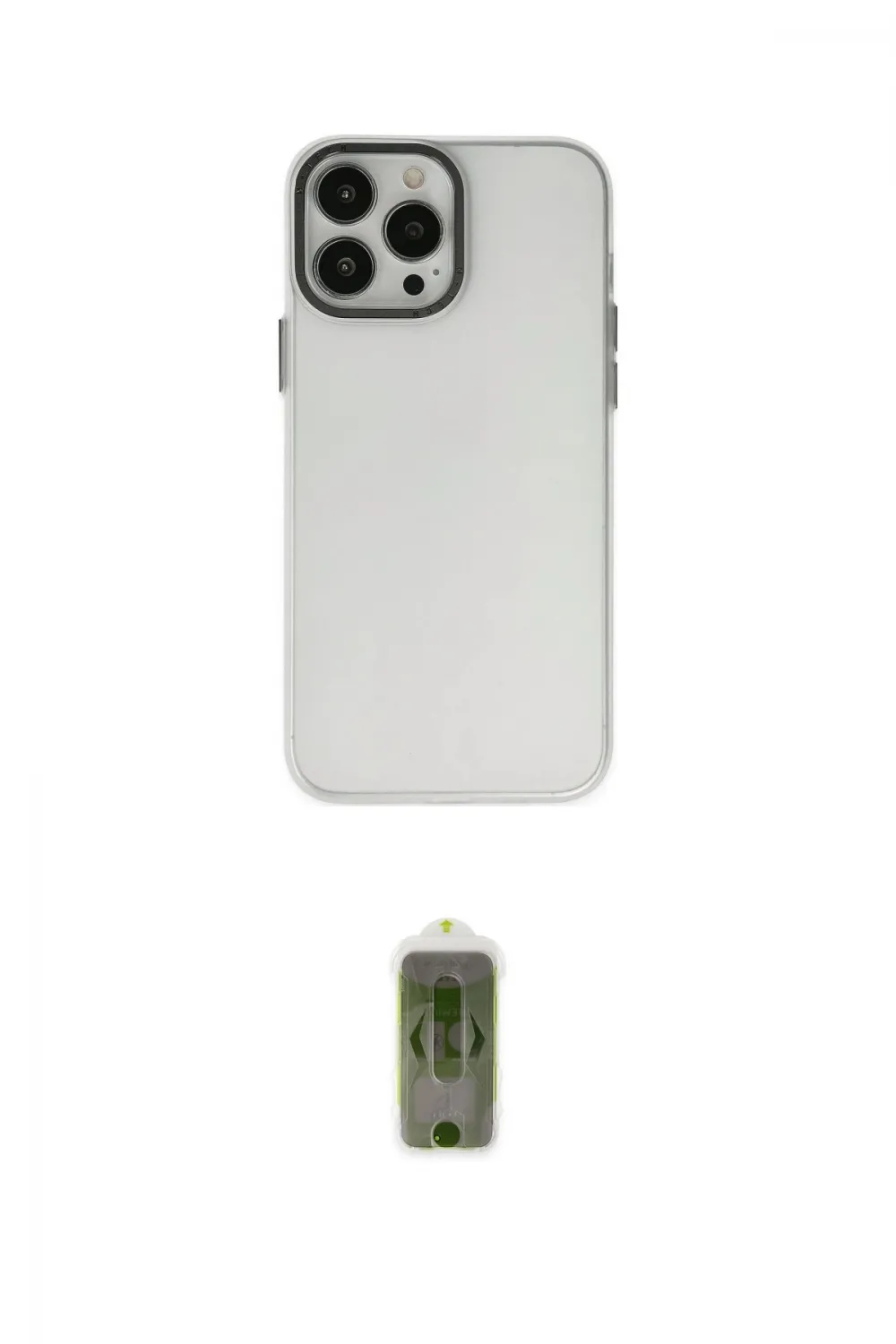 ieg™ iPhone 14 Pro Max Kılıf Ahenk Çizgi Prime - Siyah Joko Magic 5D Hayalet Cam