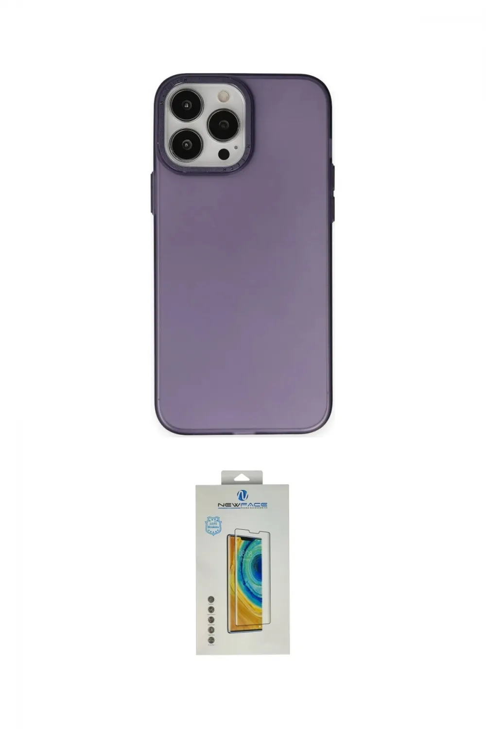 ieg™ iPhone 14 Pro Max Kılıf Ahenk Çizgi Prime - Siyah Polymer Nano Ekran Koruyucu