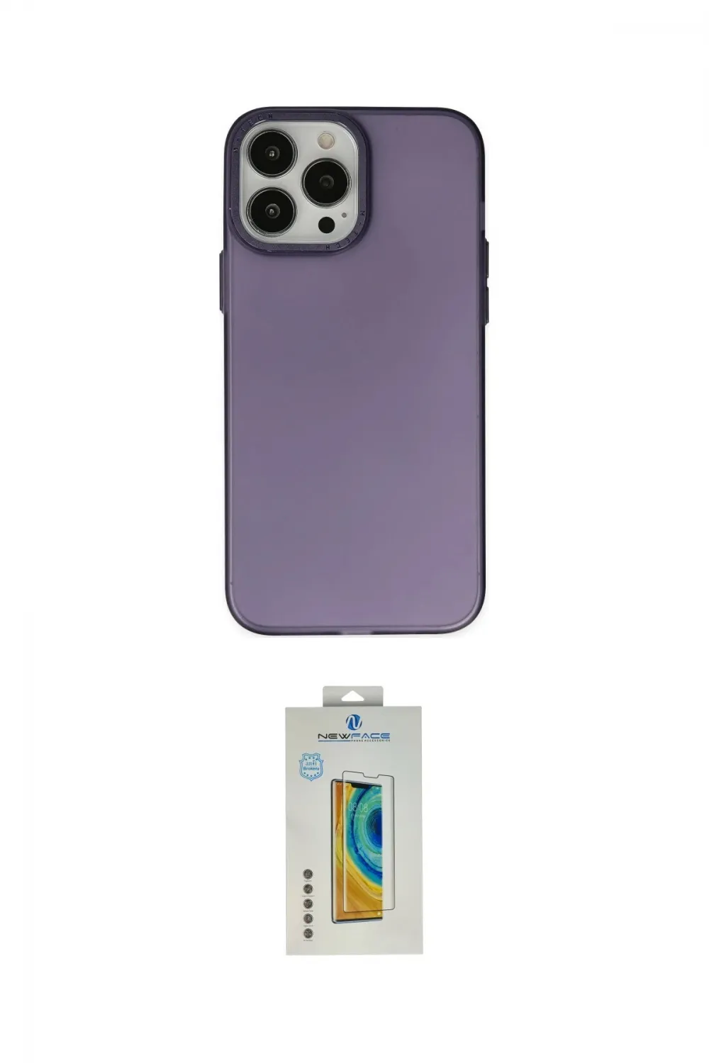 ieg™ iPhone 14 Pro Max Kılıf Ahenk Çizgi Prime - Siyah Polymer Nano Ekran Koruyucu
