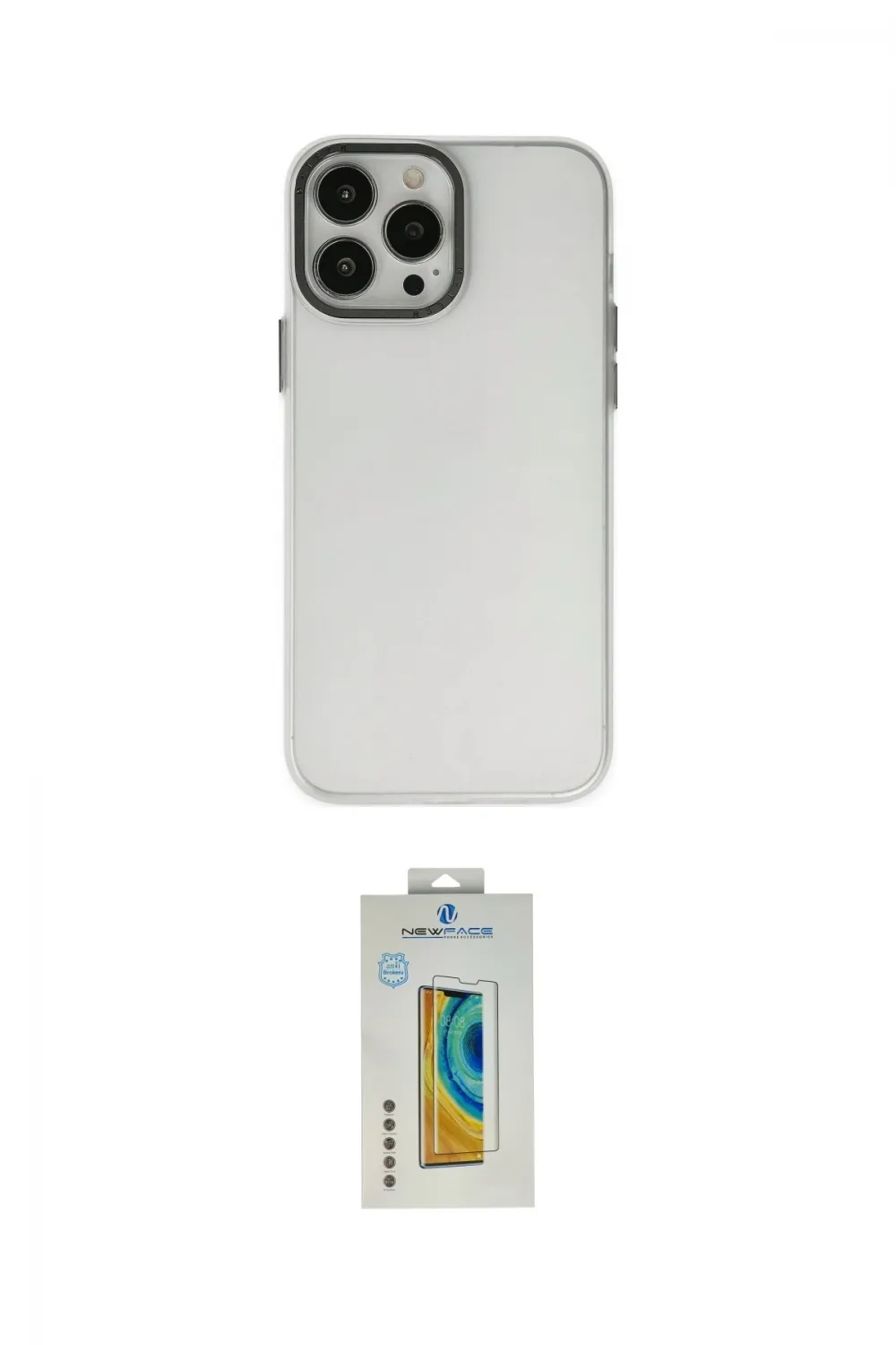 ieg™ iPhone 14 Pro Max Kılıf Ahenk Çizgi Prime - Siyah Polymer Nano Ekran Koruyucu