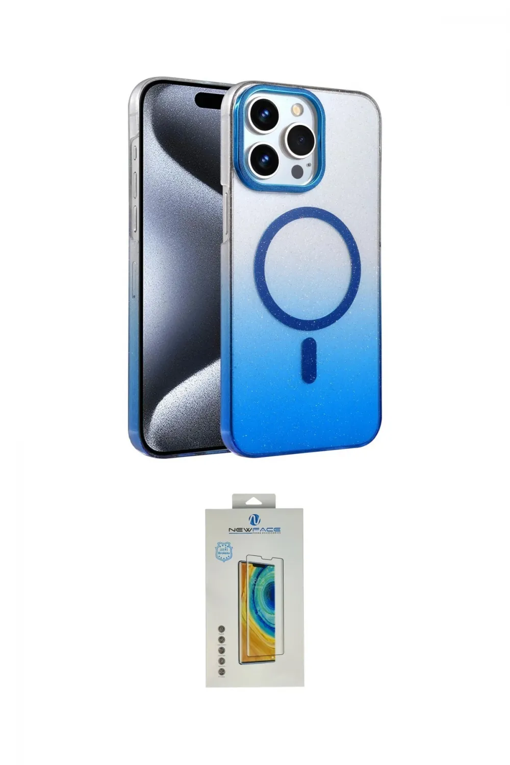 ieg™ iPhone 14 Pro Max Kılıf Ahenk Doku Özel Seri - Siyah Polymer Nano Ekran Koruyucu