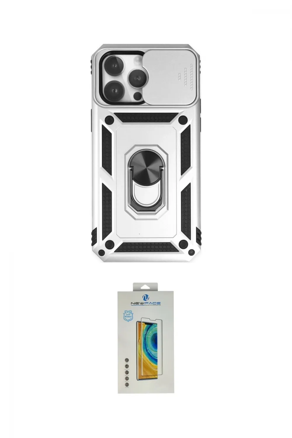 ieg™ iPhone 14 Pro Max Kılıf Ahenk Klasik - Siyah Polymer Nano Ekran Koruyucu