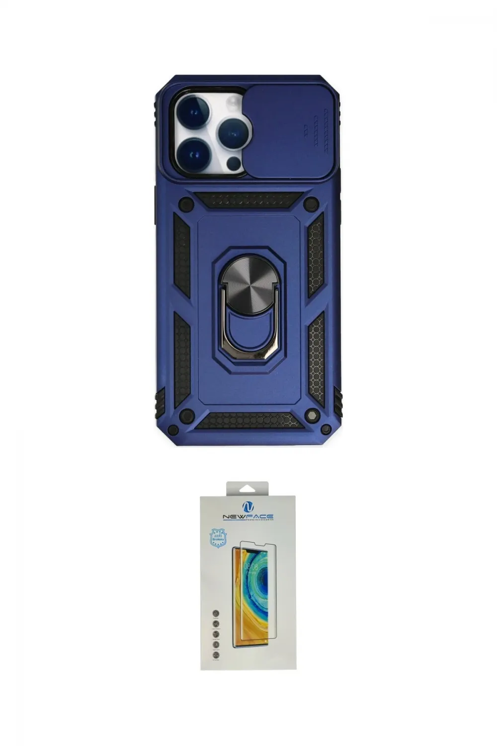 ieg™ iPhone 14 Pro Max Kılıf Ahenk Klasik - Siyah Polymer Nano Ekran Koruyucu
