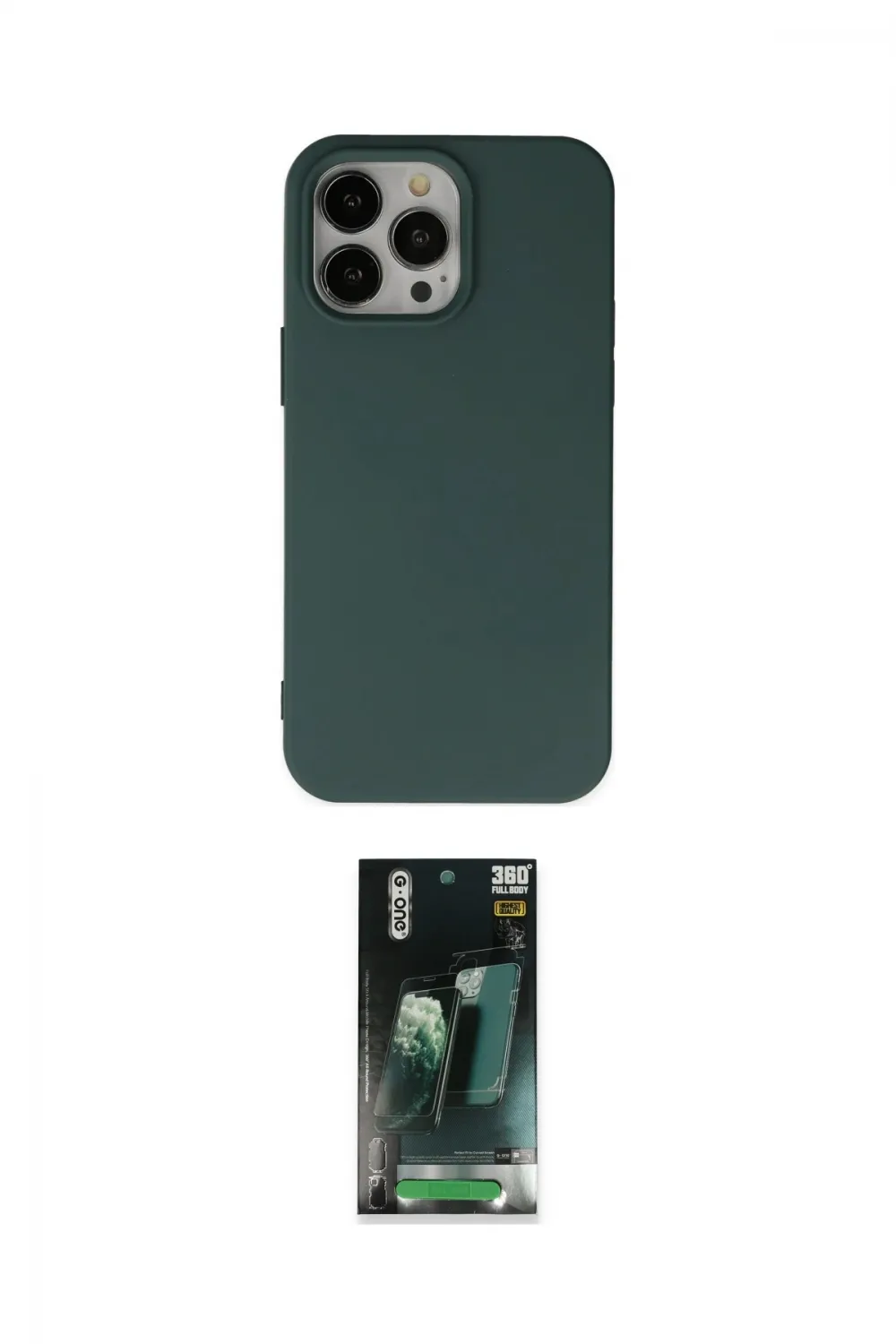 ieg™ iPhone 14 Pro Max Kılıf Ahenk Serisi - Şeffaf 360 Full Body Arka Koruyucu