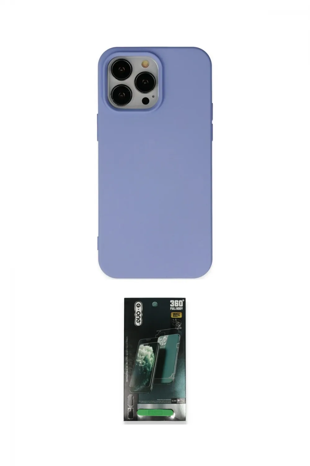ieg™ iPhone 14 Pro Max Kılıf Ahenk Serisi - Siyah 360 Mat Full Body Arka Koruyucu
