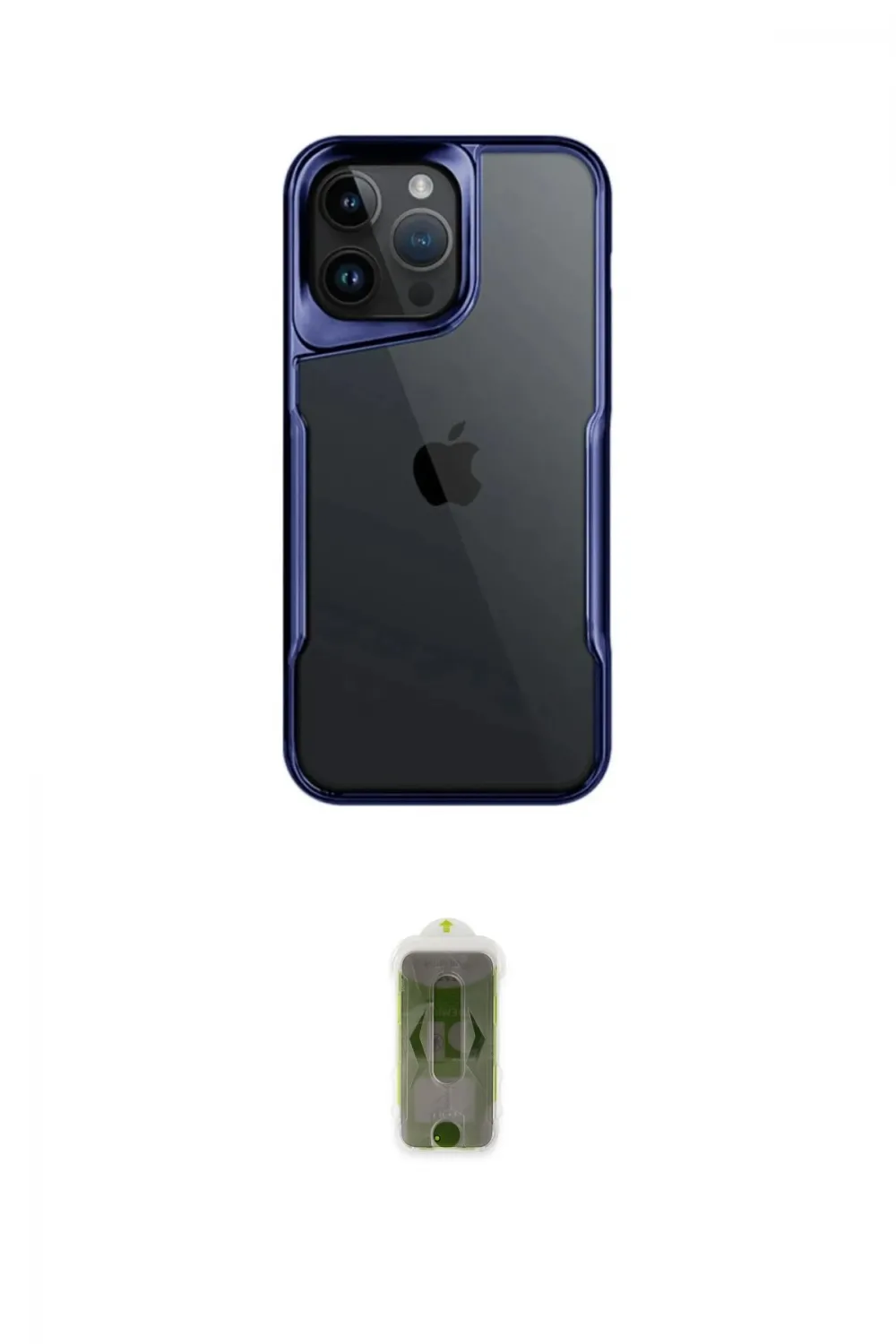 ieg™ iPhone 14 Pro Max Kılıf Akış Çizgi Koleksiyonu - Siyah Joko Magic 5D Hayalet Cam