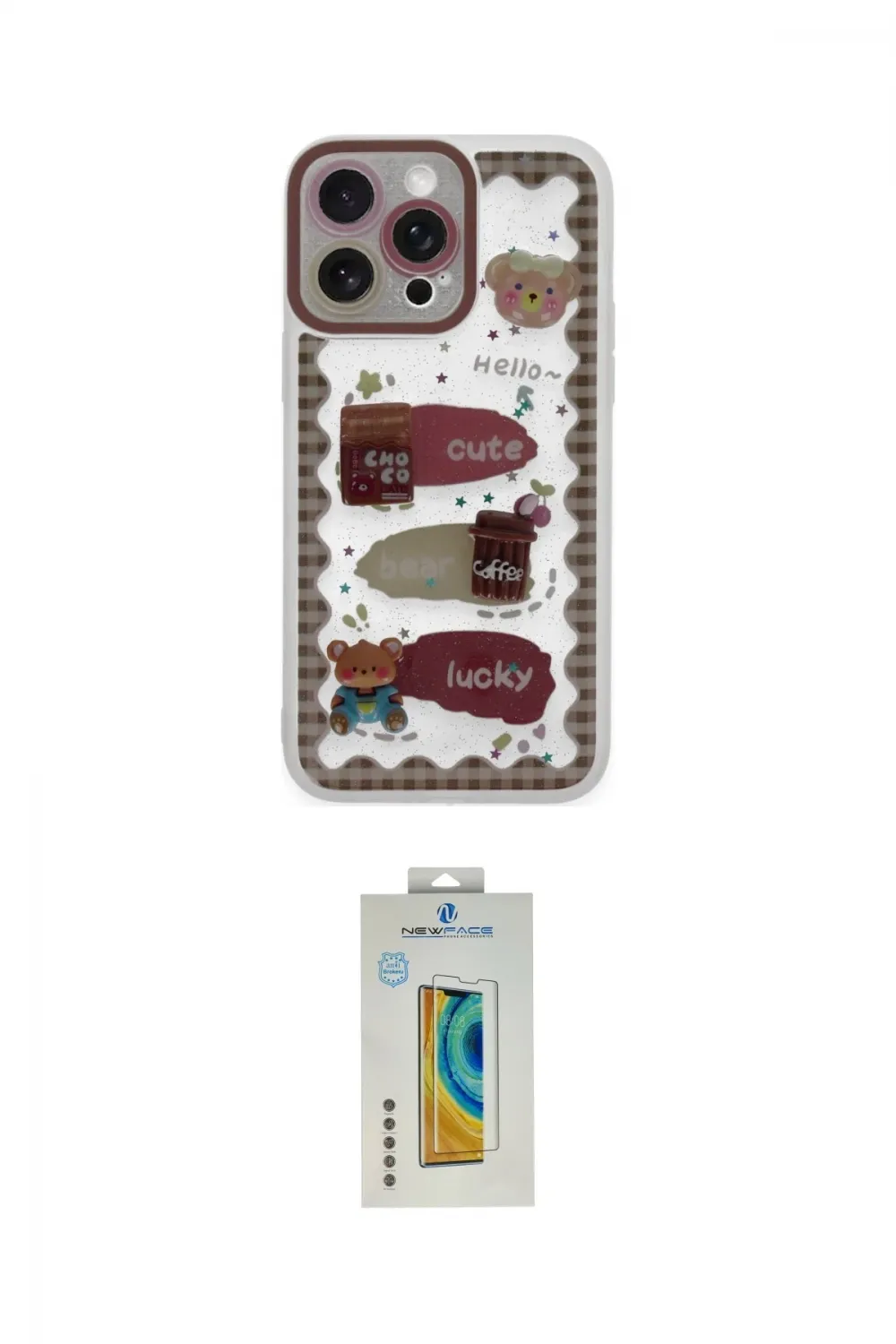 ieg™ iPhone 14 Pro Max Kılıf Çekirdek Asil - Siyah Polymer Nano Ekran Koruyucu
