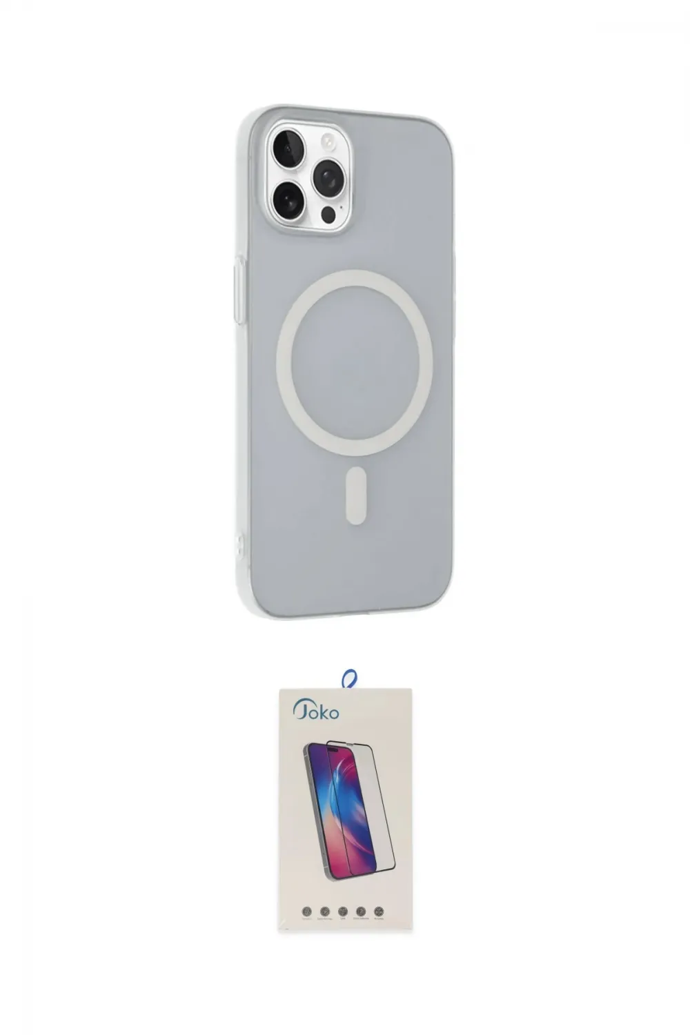 ieg™ iPhone 14 Pro Max Kılıf Çekirdek Modern Prime - Siyah Joko 5D Cam