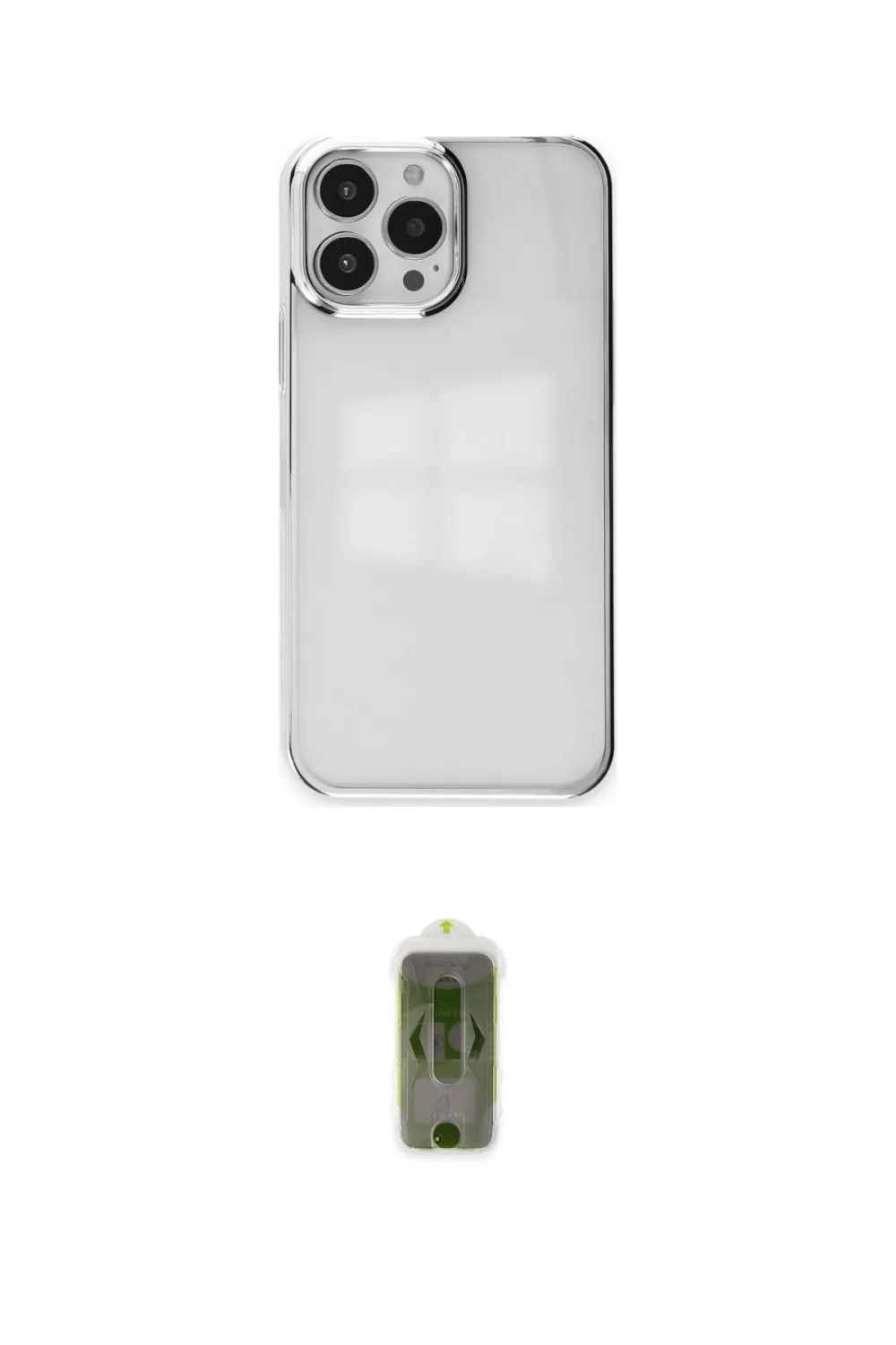 ieg™ iPhone 14 Pro Max Kılıf Doruk Doku Prime - Siyah Joko Magic 5D Hayalet Cam
