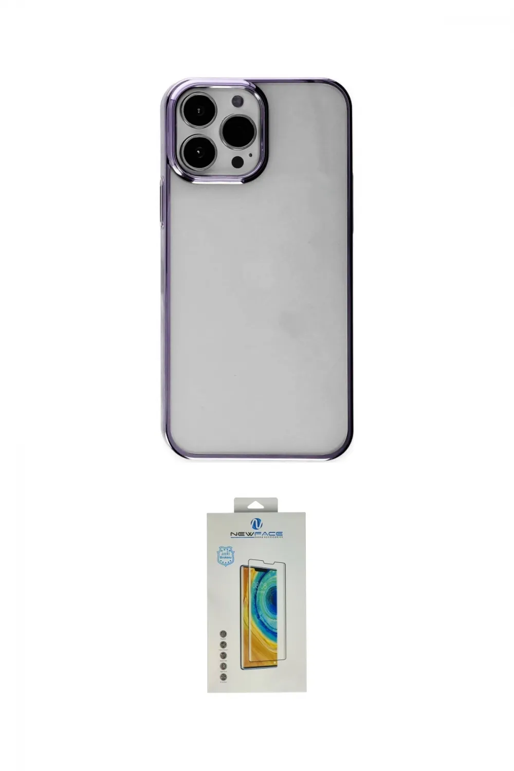ieg™ iPhone 14 Pro Max Kılıf Doruk Doku Prime - Siyah Polymer Nano Ekran Koruyucu
