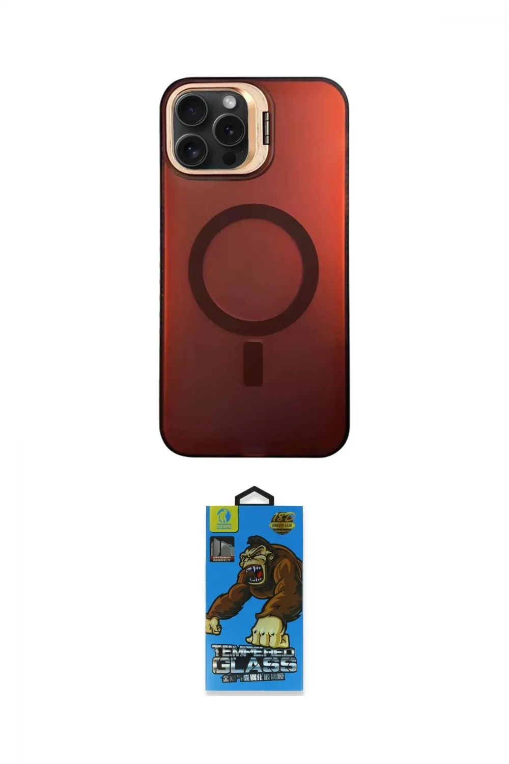 ieg™ iPhone 14 Pro Max Kılıf Doruk Klasik Prime - Siyah 18D Cam Ekran Koruyucu