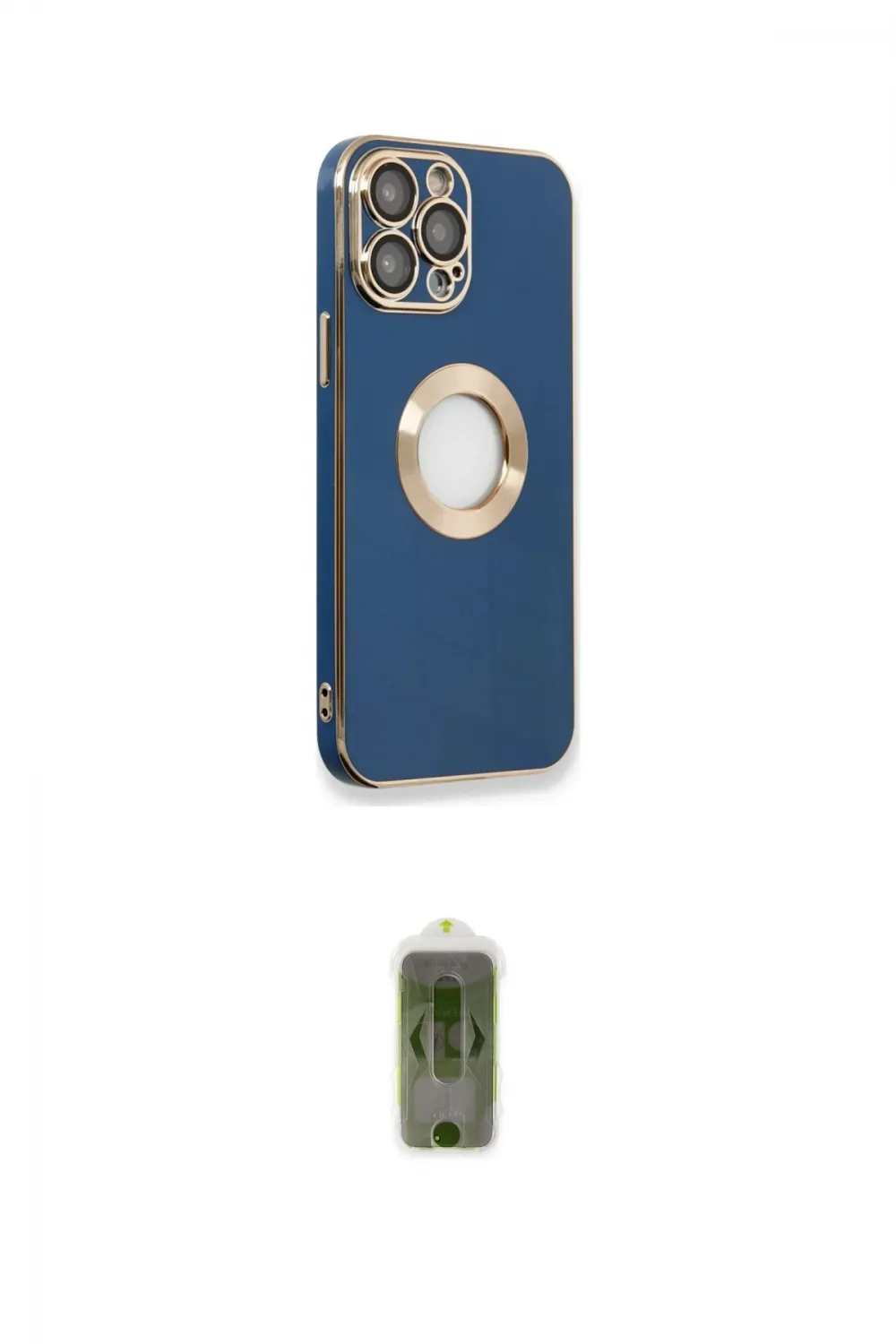 ieg™ iPhone 14 Pro Max Kılıf İz Form Serisi - Siyah Joko Magic 5D Hayalet Cam